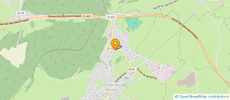 localisation de l'entreprise 818 862 344   ORCHAMPS-VENNES