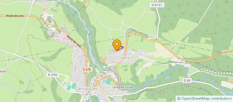 localisation de l'entreprise 818 870 446   CLAIRVAUX-LES-LACS