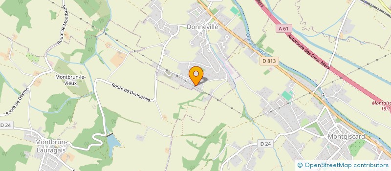 localisation de l'entreprise 818 888 497   DONNEVILLE