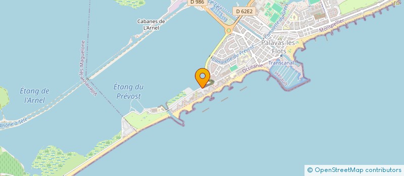 localisation de l'entreprise 818 901 431  à PALAVAS-LES-FLOTS