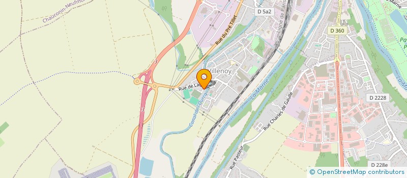 localisation de l'entreprise 818 902 033 à LA COURNEUVE