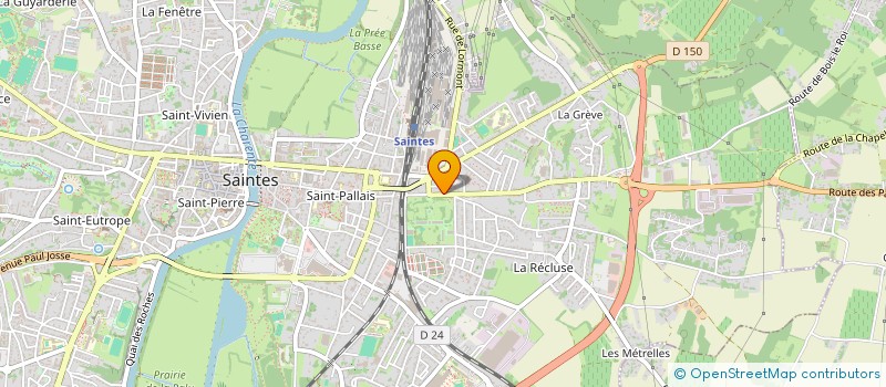 localisation de l'entreprise 818 980 583   SAINTES