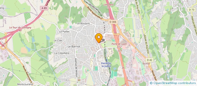 localisation de l'entreprise 818 984 684   DARDILLY