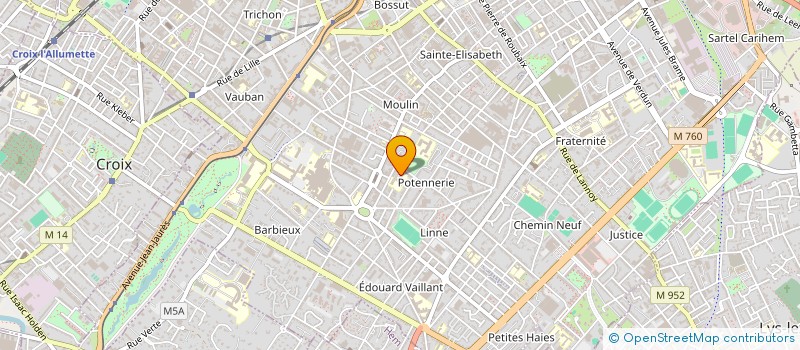 localisation de l'entreprise 818 986 119   ROUBAIX