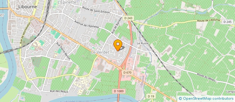 localisation de l'entreprise 819 046 525   LIBOURNE