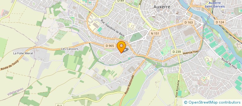 localisation de l'entreprise 819 049 453 à AUXERRE