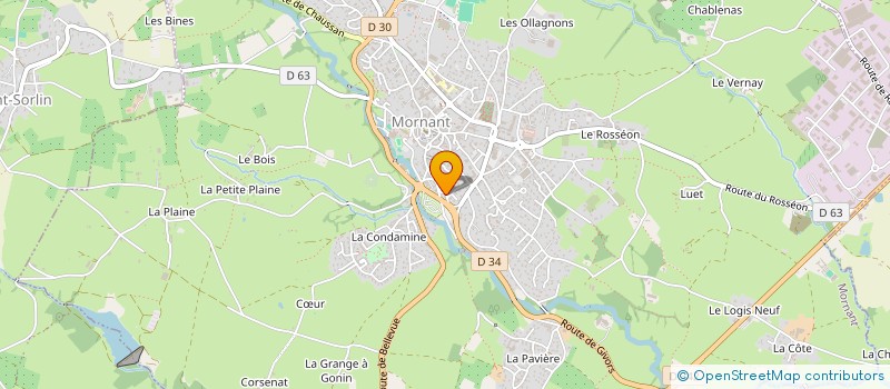 localisation de l'entreprise 819 181 793   MORNANT