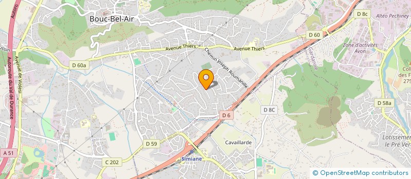 localisation de l'entreprise 819 183 344   SIMIANE-COLLONGUE