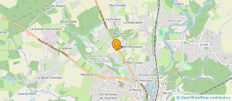 localisation de l'entreprise 819 249 871   LA MEMBROLLE-SUR-CHOISILLE