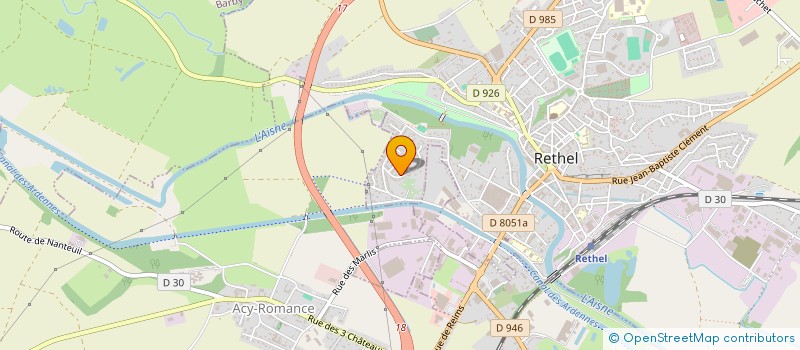 localisation de l'entreprise 819 343 591   RETHEL