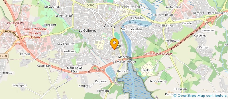 localisation de l'entreprise 819 358 078  à AURAY