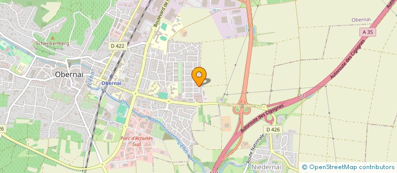 localisation de l'entreprise 819 358 557   OBERNAI