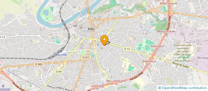 localisation de l'entreprise 819 383 969   ALBI