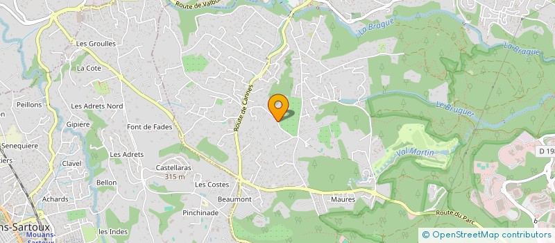 localisation de l'entreprise 819 389 552   VALBONNE