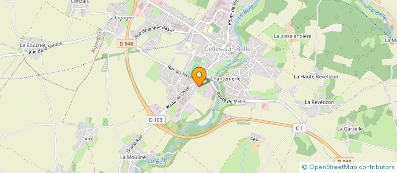 localisation de l'entreprise 819 424 813   CELLES-SUR-BELLE