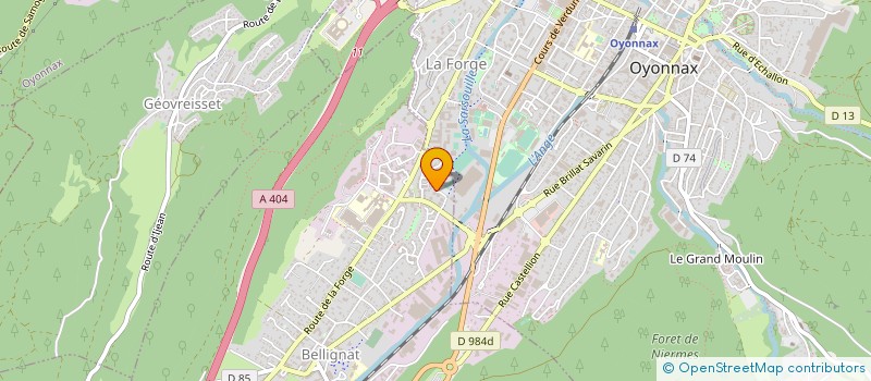 localisation de l'entreprise 819 458 274  à OYONNAX