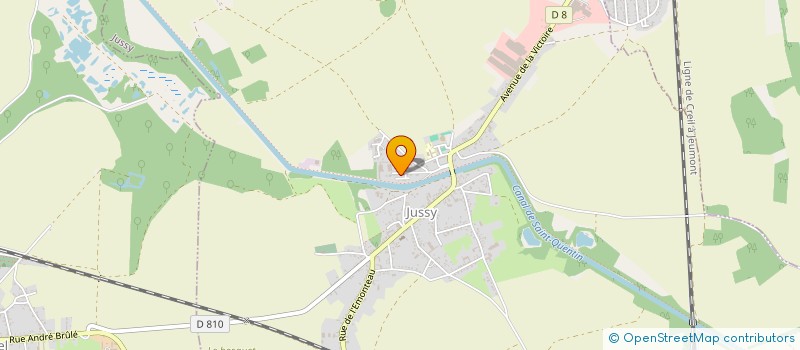 localisation de l'entreprise 819 478 124   JUSSY