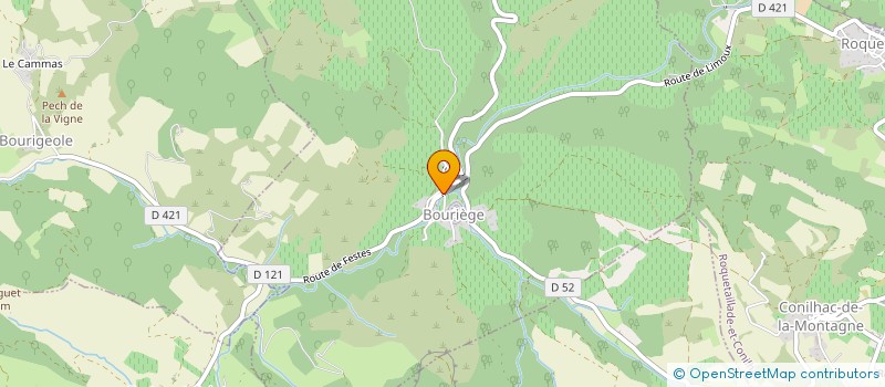 localisation de l'entreprise 819 485 624   BOURIEGE