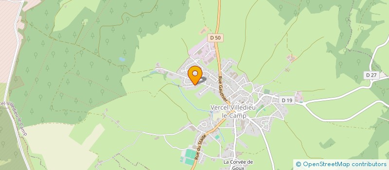 localisation de l'entreprise 819 548 173 à VERCEL-VILLEDIEU-LE-CAMP