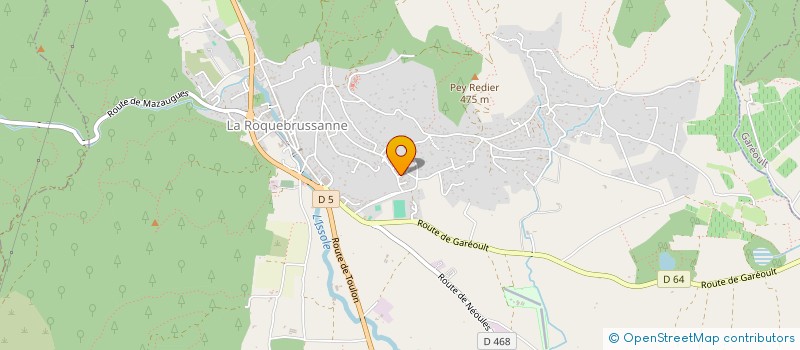 localisation de l'entreprise 819 598 566   LA ROQUEBRUSSANNE