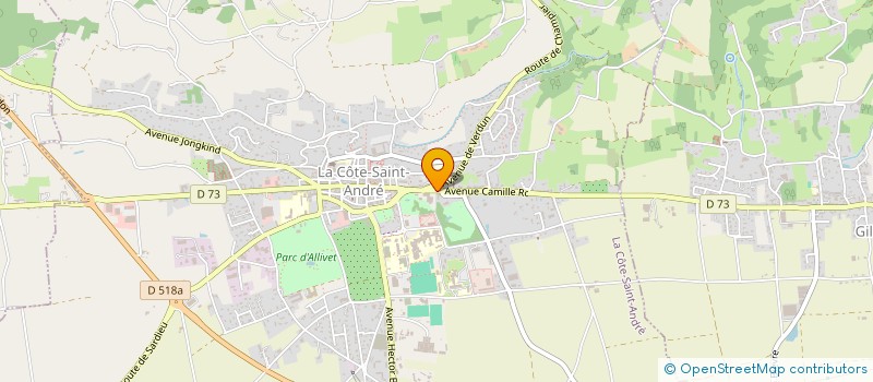 localisation de l'entreprise 819 605 304   LA COTE-SAINT-ANDRE
