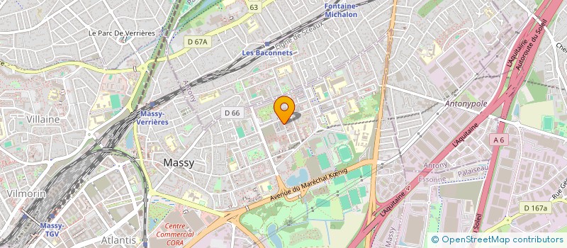 localisation de l'entreprise 819 621 954 à MASSY