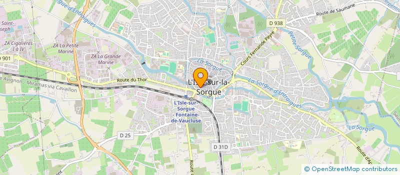 localisation de l'entreprise 819 639 006   L'ISLE-SUR-LA-SORGUE