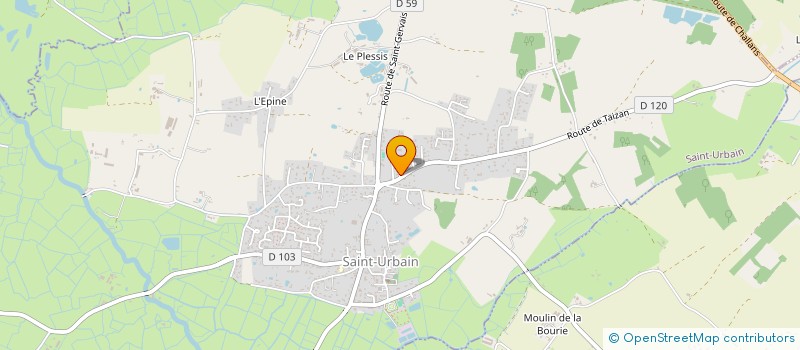 localisation de l'entreprise 819 660 929 à SAINT-URBAIN