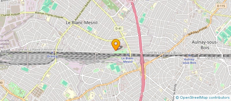 localisation de l'entreprise 819 671 587  à LA COURNEUVE