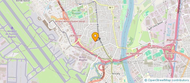 localisation de l'entreprise 819 728 304   BLAGNAC