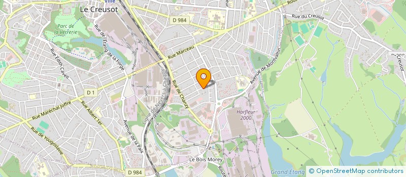 localisation de l'entreprise 819 764 135   LE CREUSOT