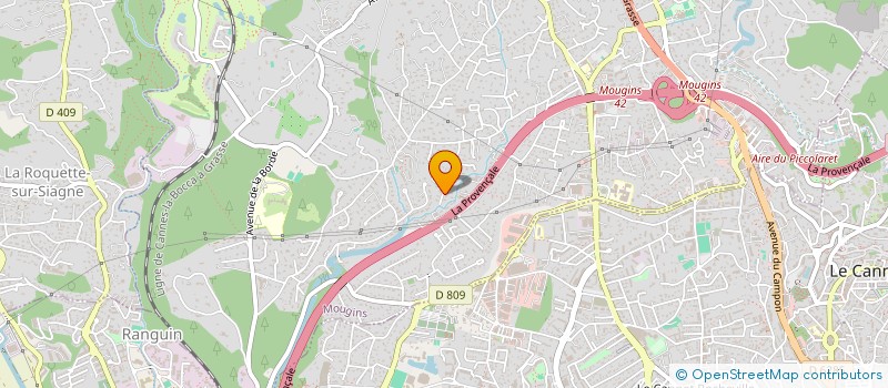 localisation de l'entreprise 819 773 292   MOUGINS