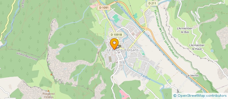 localisation de l'entreprise 819 834 300   LE BOURG-D'OISANS