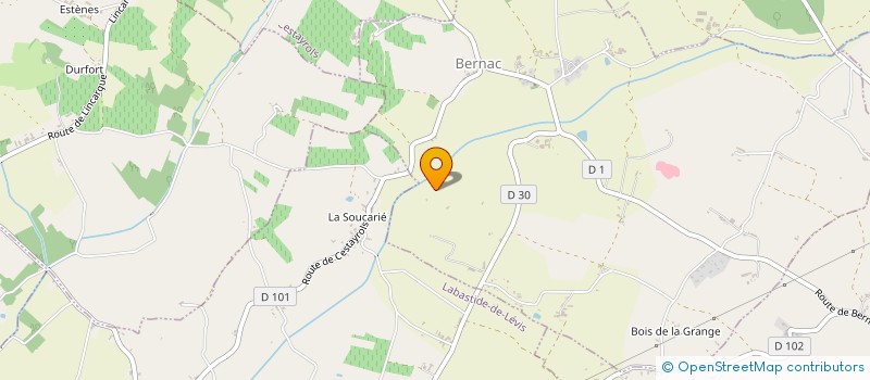 localisation de l'entreprise 819 841 503 à BERNAC