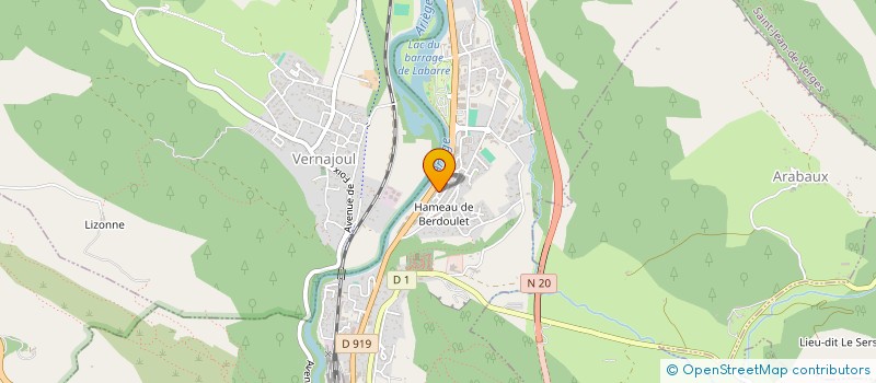 localisation de l'entreprise 819 848 557 à FOIX