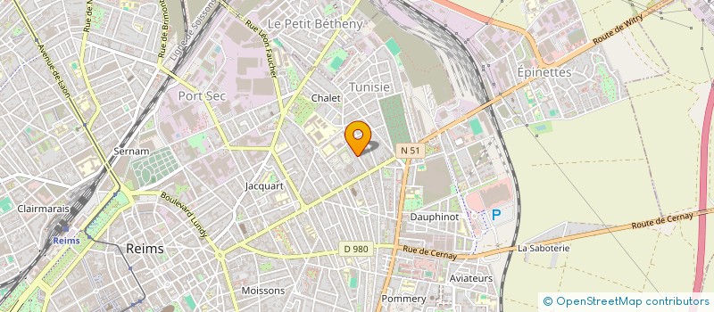 localisation de l'entreprise 819 919 366   REIMS