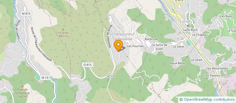 localisation de l'entreprise 819 932 690   CHATEAUNEUF-VILLEVIEILLE