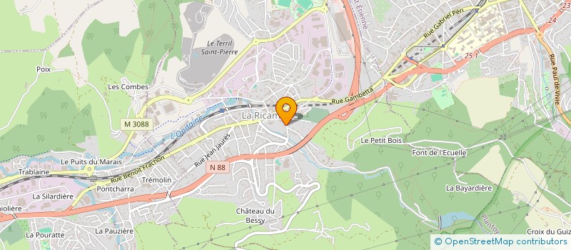 localisation de l'entreprise 819 985 854   LA RICAMARIE