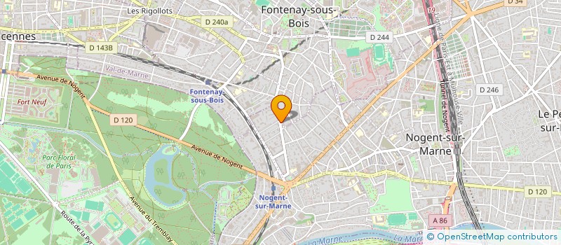 localisation de l'entreprise 81R2 à FONTENAY-SOUS-BOIS