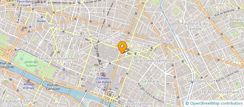 localisation de l'entreprise 82 SEBASTOPOL  PARIS