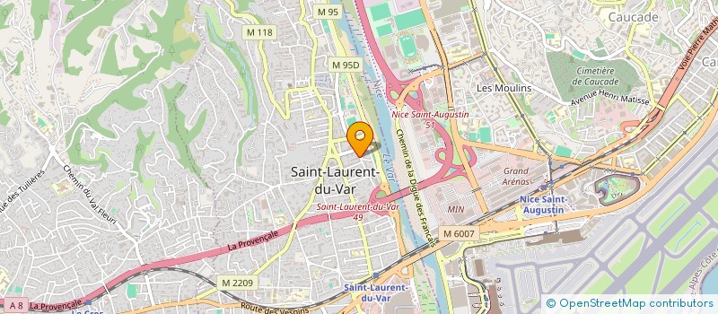 localisation de l'entreprise 820 001 121   CASTAGNIERS