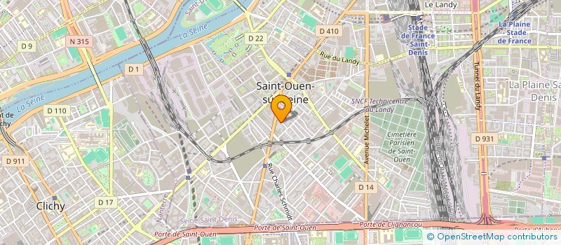 localisation de l'entreprise 820 006 583 à SAINT-OUEN-SUR-SEINE