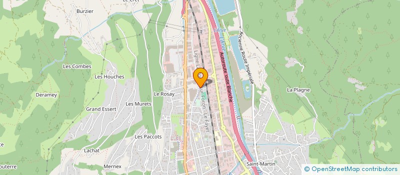 localisation de l'entreprise 820 054 625 à SALLANCHES