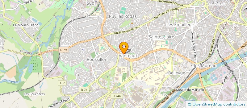 localisation de l'entreprise 820 080 737 à LIMOGES