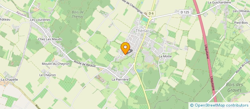 localisation de l'entreprise 820 104 909   THENAC