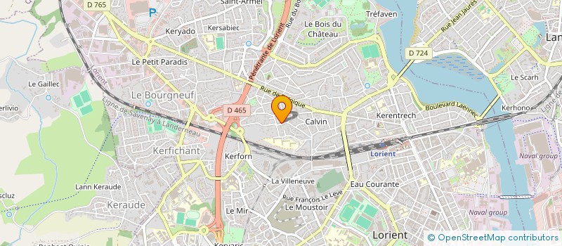 localisation de l'entreprise 820 117 224   LORIENT