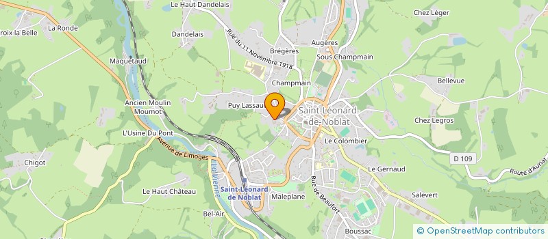 localisation de l'entreprise 820 148 237   SAINT-LEONARD-DE-NOBLAT