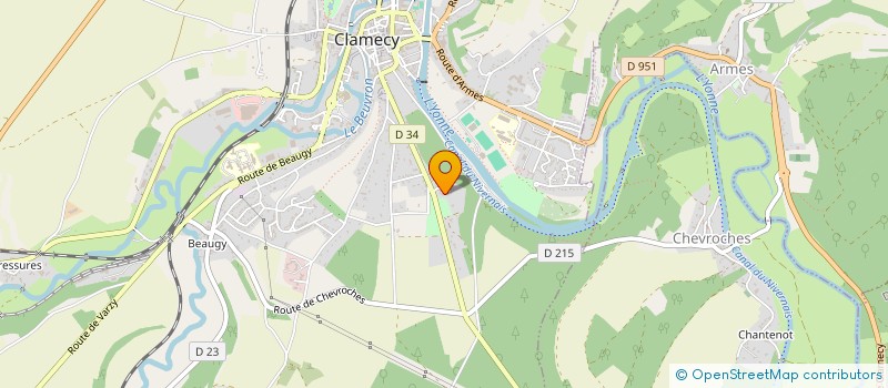 localisation de l'entreprise 820 152 981 à CLAMECY