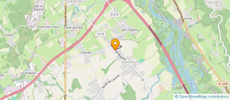 localisation de l'entreprise 820 167 880   LES AVENIERES VEYRINS-THUELLIN