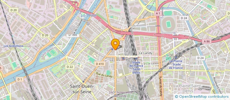 localisation de l'entreprise 820 186 591   BOBIGNY